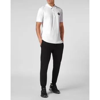 Pánská košile Plein Sport Polokošile 815 Bílá Slim Fit XXL