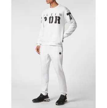 Plein Sport S dlouhým rukávem 829 Bílá Regular Fit L