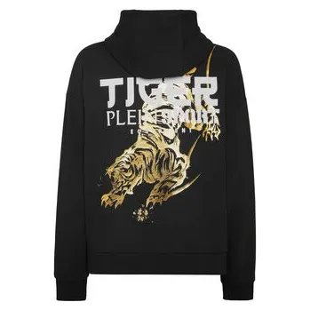 Pánská mikina Plein Sport Mikina 23479 Černá Regular Fit 4XL