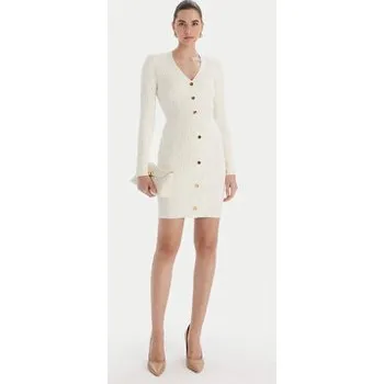 Dámská móda Marciano Guess Šaty 5BGK04 5661Z Écru Slim Fit 36