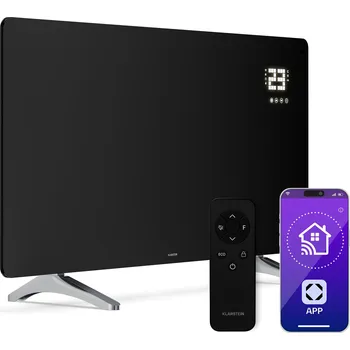 Infrazářič Klarstein Wonderglass Smart 720W 67,6x120cm Infrapanel Černý (10047634)