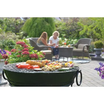 Příslušenství pro gril Rošt FANCY FLAMES, 61,5x61,5x2,3 cm|Esschert Design