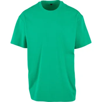 pracovní tričko Build your Brand Tričko BY 102, oversize, krátký rukáv, pánské COT560102ano15-grass green Zelená tráva 5XL