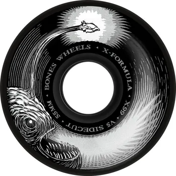Kolečko na skateboard BONES WHEELS X-Formula Dark Waters 55mm V5 Sidecut 99A Blk 4PK