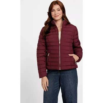 GUESS zimní dámská bunda Zalcon vínová XL
