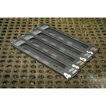 One More Cast Hotové Návazce Meta Terminal Tackle All-In-1 Lock Hook Spinner Lead Clip Tubing Rig Barbed - Velikost 4