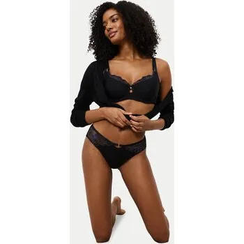 Oblečení a móda Triumph Brazilské kalhotky Wild Gardenia Florale 10224873 Černá 40