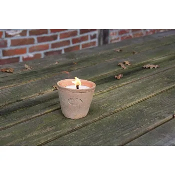 Svícen Svícen ESSCHERT´S GARDEN Robert & Stevens Potters, SINCE 1875 TERRACOTTA Terracotta (DOPRODEJ)|Esschert Design