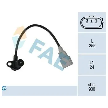 Kliková hřídel Generátor impulsů, klikový hřídel FAE 79050