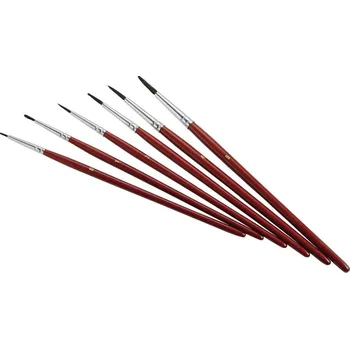 Modelářská barva ZAHN Pinsel modelářský štětec Jemné vlasy 6dílná