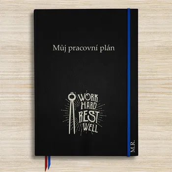 Zápisník Zápisník Blackie A4 Professional - 160 stran - ručně vázaný v tvrdých deskách