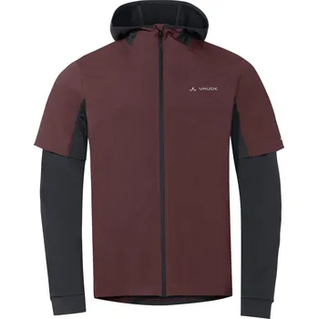 cyklistický dres VAUDE mikina - ALL YEAR MOAB - bordó/černá M