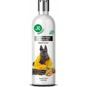 Kosmetika pro psa JK ANIMALS Prémiový šampon pro tmavou srst se zjemňujícími účinky 250 ml