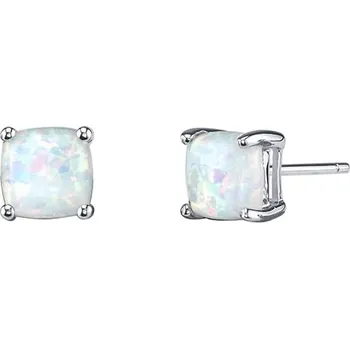 Šperk Zlaté náušnice s cushion opály Chavonah