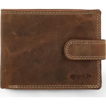 Peněženka Diviley 033L-HU-BR kožená pánská peněženka hnědá
