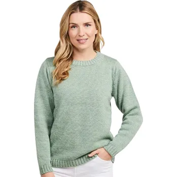 Dívčí mikina Vlnka Dámský Supersoft Merino svetr s kulatým výstřihem tyrkysová XXL