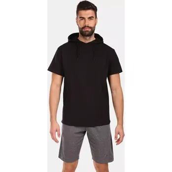 Pánská mikina Pánská mikina s kapucí Kilpi DIAN-M BLK 3XL