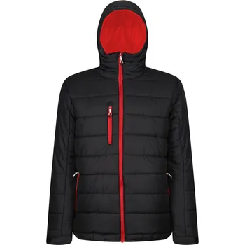 pracovní bunda Regatta Professional Bunda Navigate TRA 241 Thermo, zateplená COT36A241y2801-black/class S Černá/červená