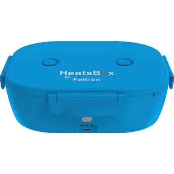 Svačinový box Faitron HeatsBox GO Light - chytrý ohřívací obědový box na baterii pro děti, modrý