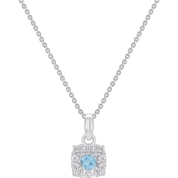 Šperk Akvamarínový přívěsek s diamanty Ketzia