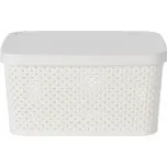Úložný koš Simple 23 cm bílý