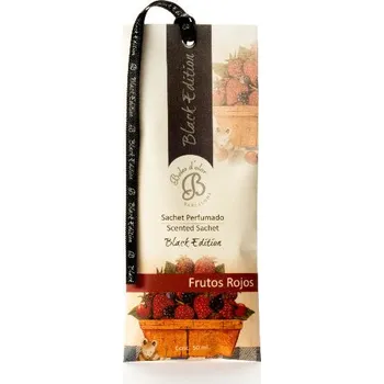 Parfém Boles d´olor Sáček parfemovaný BLACK EDITION, se stuhou, 7x17 cm Frutos Rojos|Boles Dolor