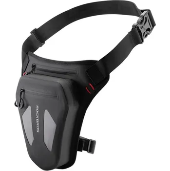 Pouzdro na mobilní telefon ROCKBROS AS-081 univerzální brašna na kolo s nastavitelným popruhem - černá