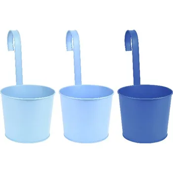 Květináč Květináč závěsný, kov, š. 17,7 cm BALENÍ OBSAHUJE 3 KUSY!|Esschert Design