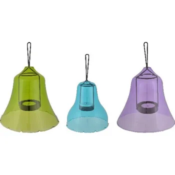 Lucerna Lucerna závěsná 14 cm; 20 cm; 20 cm, balení obsahuje 3 kusy! (DOPRODEJ)|Esschert Design