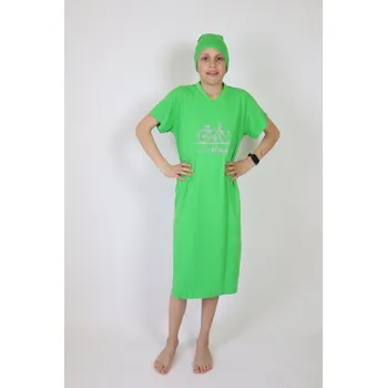 Chlapecké tričko Rozárka Noční klučičí košile K117 kolo Jak ti to šplape? zelená Barva: Zelená, Velikost: 140