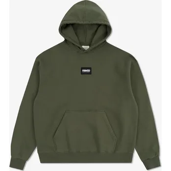 Pánská mikina MANTO Pánska mikina LABEL 25 OVERSIZE - zelená - MNT_LABELOVER_KHK Velikosti: S