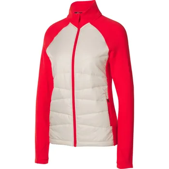 CRIVIT Dámská hybridní bunda (červená/béžová, S(36/38))