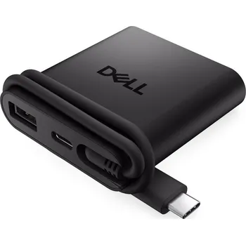 DELL Pro Travel Hub DA225/ dokovací stanice/ 2x USB-C/ USB/ HDMI