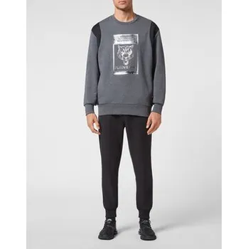 Pánské tričko Plein Sport S dlouhým rukávem 1169 Šedá Regular Fit XS