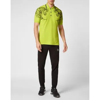 Plein Sport Polokošile 13121 Žlutá Slim Fit S