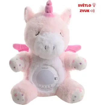 Hračka pro nejmenší Usínáček - zvířátko s projekcí jednorožec 30 cm