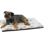 O´lala Pets podložka peršan 75x45cm šedá s tlapkami