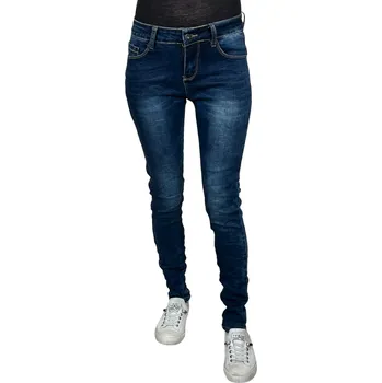 Dámské džíny M.Sara Dámské modré džíny 37 Barva: Modrá, Velikost: 28