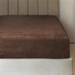 Prostěradlo MIKROFLANEL č.45 čokoládová 60x120
