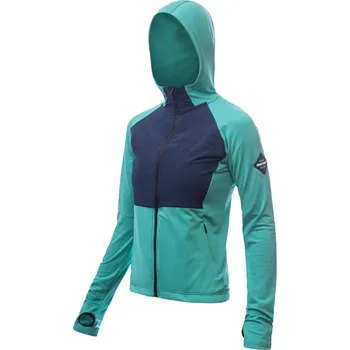 cyklistický dres Dámská bunda SENSOR COOLMAX THERMO sea green/deep blue XL