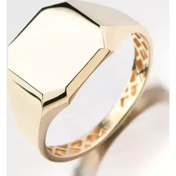 Prsten Pánský prsten žluté zlato 585 11R-350 velikost 64