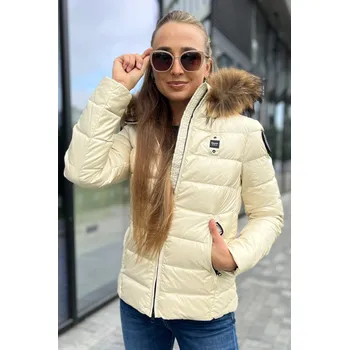 Dámská bunda BLAUER 25WBLDC03099 krémová Velikost: S