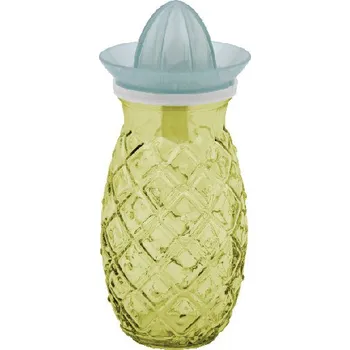 Sklenice Sklenice z recyklovaného skla s odšťavňovačem ANANAS, světle žlutá, 0,7 L (DOPRODEJ) (balení obsahuje 1ks)|Vidrios San Miguel|Recycled Glass