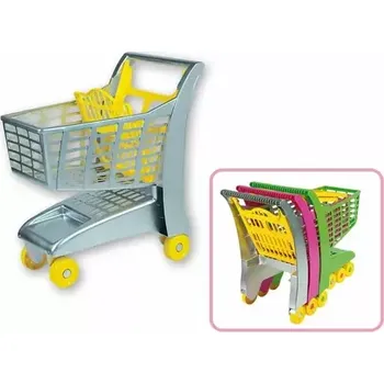 Hra na obchod Androni Nákupní vozík se sedátkem šedá (11-2700-0000-2)