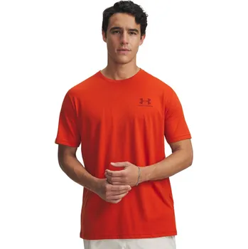 Pánské tričko Pánské triko Under Armour Sportstyle Left Chest SS velikost XXL surplus orange