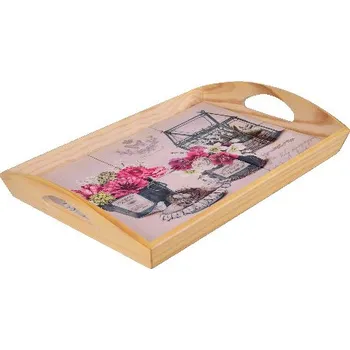 Podnos, KVĚTINOVÝ SKLENÍK, 52 x 34,5 cm|Ego Dekor