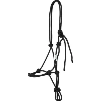 Provazová ohlávka USG Basic černá COB/FULL