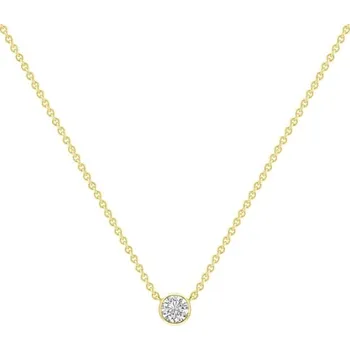Náhrdelník Minimalistický náhrdelník s diamantem Glosie