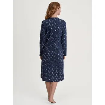 Dámská noční košile Calida Noční košile 36351 Tmavomodrá Comfortable Fit 44_46