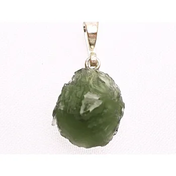 Přívěsek Magieprirody.cz Přívěsek Vltavín 1.5 g 13 x 11 mm šlupna chirurgická ocel #V62